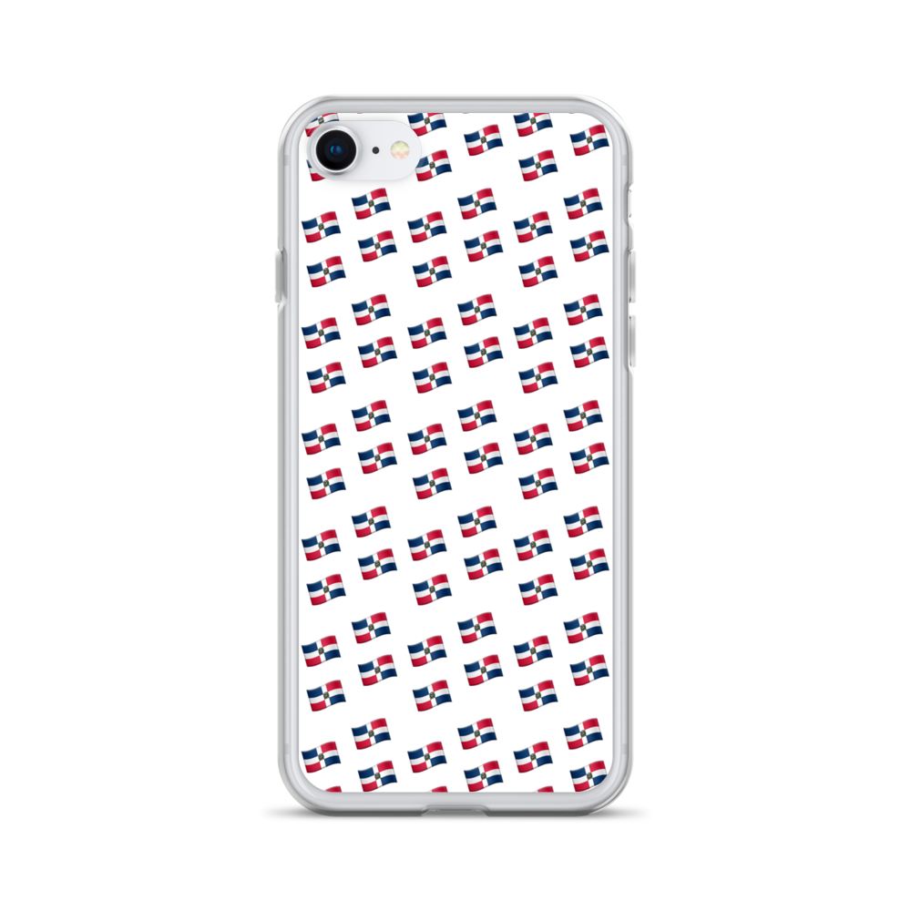 All-Over Emoji República Dominicana Flag iPhone Case  - 2020 - DominicanGirlfriend.com - Frases Dominicanas - República Dominicana Lifestyle Graphic T-Shirts Streetwear & Accessories - New York - Bronx - Washington Heights - Miami - Florida - Boca Chica - USA - Dominican Clothing