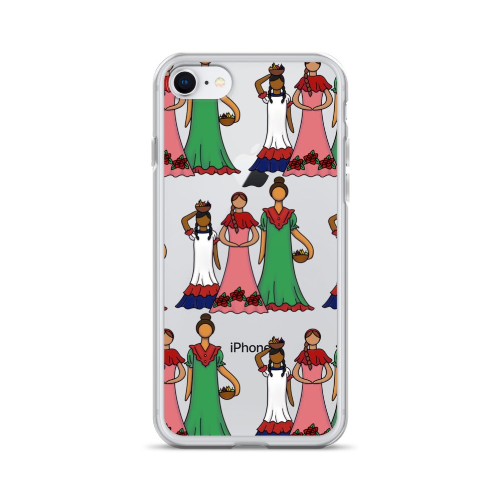 Dominican Faceless Dolls iPhone Case - 2020 - DominicanGirlfriend.com - Frases Dominicanas - República Dominicana Lifestyle Graphic T-Shirts Streetwear & Accessories - New York - Bronx - Washington Heights - Miami - Florida - Boca Chica - USA - Dominican Clothing