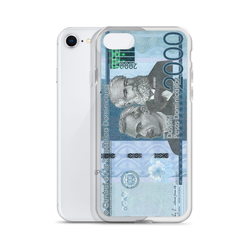 2000 Dominican Pesos iPhone Case  - 2020 - DominicanGirlfriend.com - Frases Dominicanas - República Dominicana Lifestyle Graphic T-Shirts Streetwear & Accessories - New York - Bronx - Washington Heights - Miami - Florida - Boca Chica - USA - Dominican Clothing