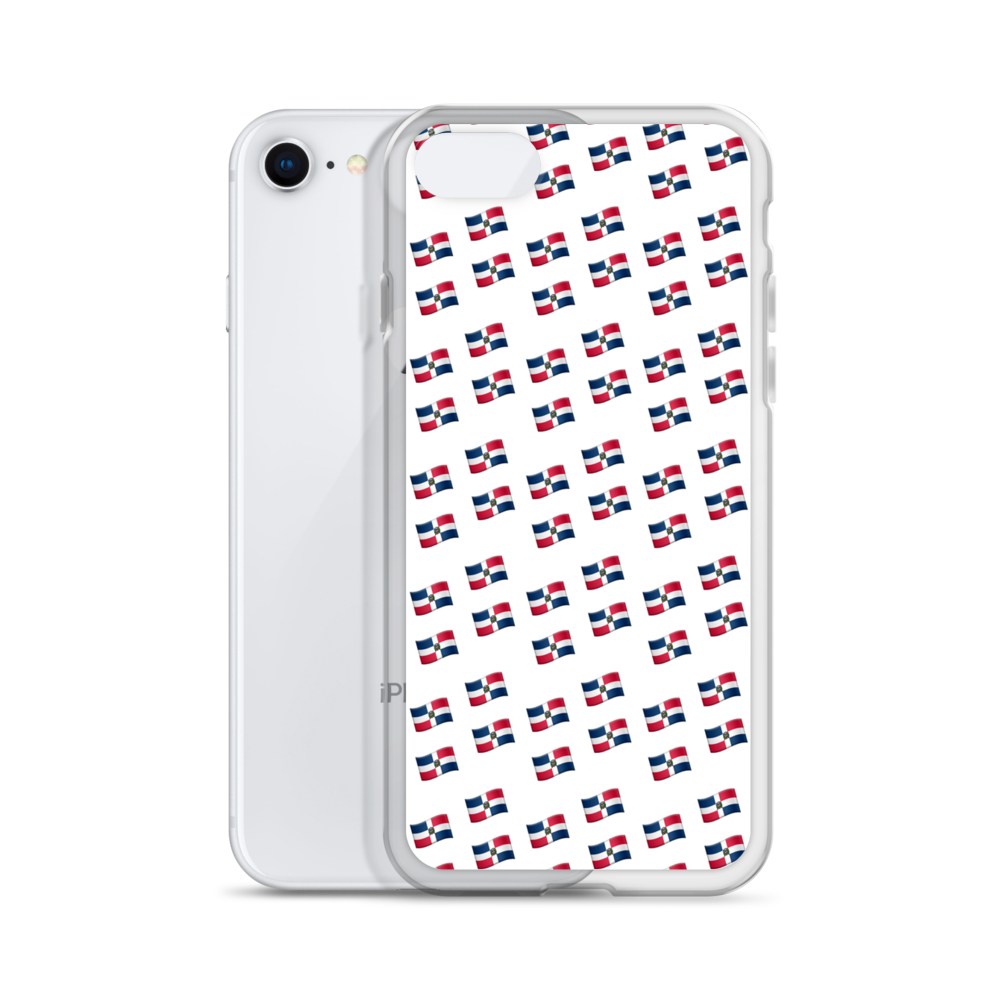 All-Over Emoji República Dominicana Flag iPhone Case  - 2020 - DominicanGirlfriend.com - Frases Dominicanas - República Dominicana Lifestyle Graphic T-Shirts Streetwear & Accessories - New York - Bronx - Washington Heights - Miami - Florida - Boca Chica - USA - Dominican Clothing