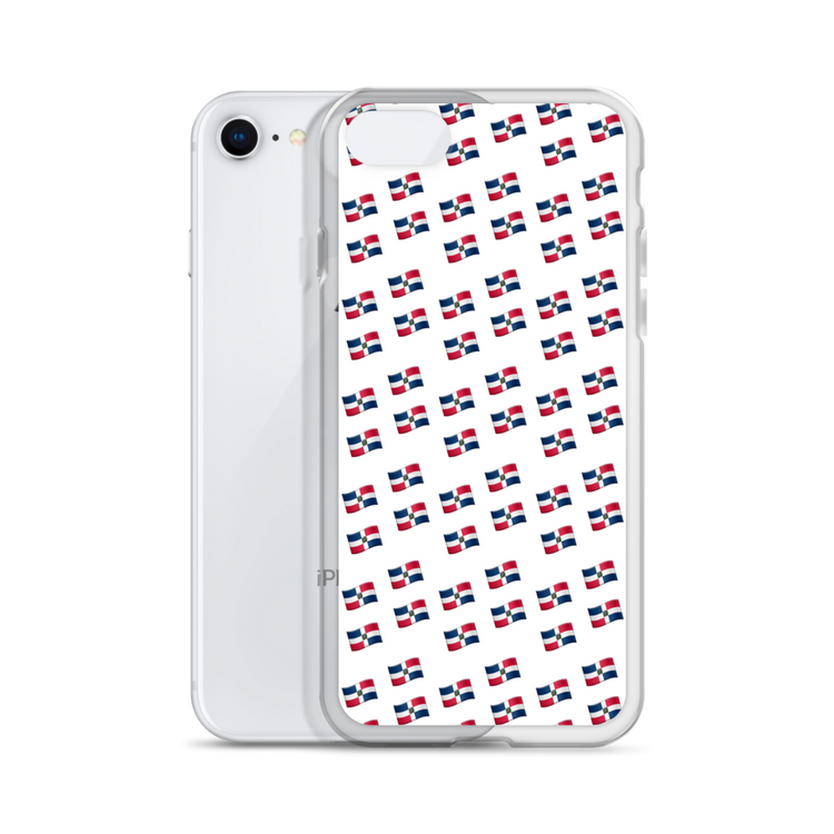 All-Over Emoji República Dominicana Flag iPhone Case - 2020 - DominicanGirlfriend.com - Frases Dominicanas - República Dominicana Lifestyle Graphic T-Shirts Streetwear & Accessories - New York - Bronx - Washington Heights - Miami - Florida - Boca Chica - USA - Dominican Clothing