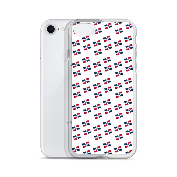 All-Over Emoji República Dominicana Flag iPhone Case - 2020 - DominicanGirlfriend.com - Frases Dominicanas - República Dominicana Lifestyle Graphic T-Shirts Streetwear & Accessories - New York - Bronx - Washington Heights - Miami - Florida - Boca Chica - USA - Dominican Clothing