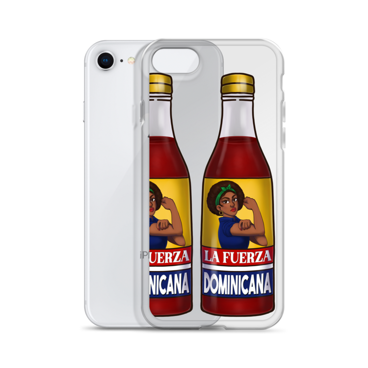 La Fuerza Dominicana iPhone Case - 2020 - DominicanGirlfriend.com - Frases Dominicanas - República Dominicana Lifestyle Graphic T-Shirts Streetwear & Accessories - New York - Bronx - Washington Heights - Miami - Florida - Boca Chica - USA - Dominican Clothing