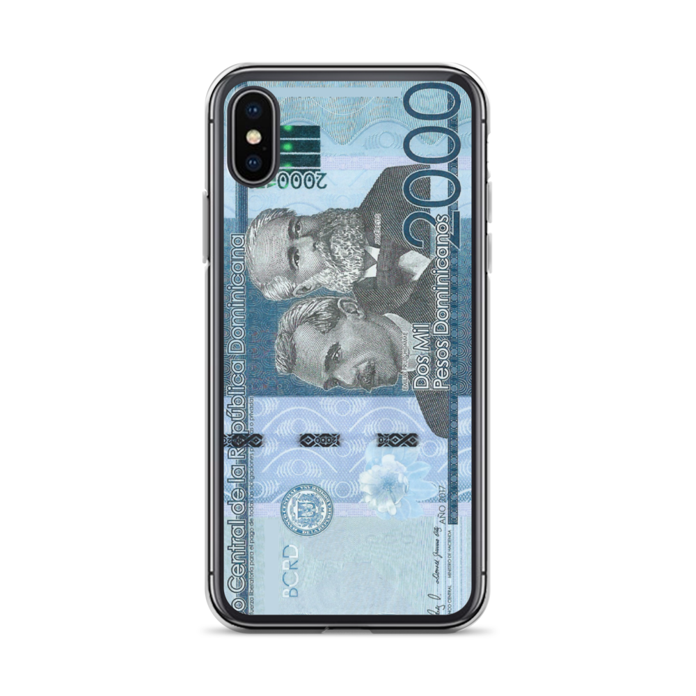 2000 Dominican Pesos iPhone Case  - 2020 - DominicanGirlfriend.com - Frases Dominicanas - República Dominicana Lifestyle Graphic T-Shirts Streetwear & Accessories - New York - Bronx - Washington Heights - Miami - Florida - Boca Chica - USA - Dominican Clothing