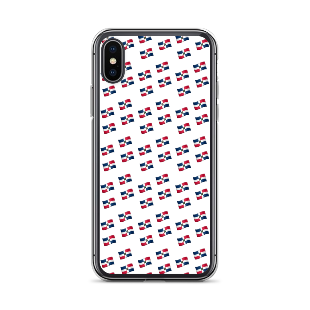 All-Over Emoji República Dominicana Flag iPhone Case  - 2020 - DominicanGirlfriend.com - Frases Dominicanas - República Dominicana Lifestyle Graphic T-Shirts Streetwear & Accessories - New York - Bronx - Washington Heights - Miami - Florida - Boca Chica - USA - Dominican Clothing