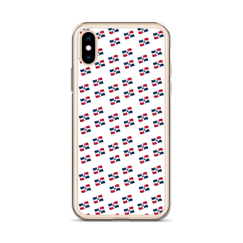 All-Over Emoji República Dominicana Flag iPhone Case  - 2020 - DominicanGirlfriend.com - Frases Dominicanas - República Dominicana Lifestyle Graphic T-Shirts Streetwear & Accessories - New York - Bronx - Washington Heights - Miami - Florida - Boca Chica - USA - Dominican Clothing