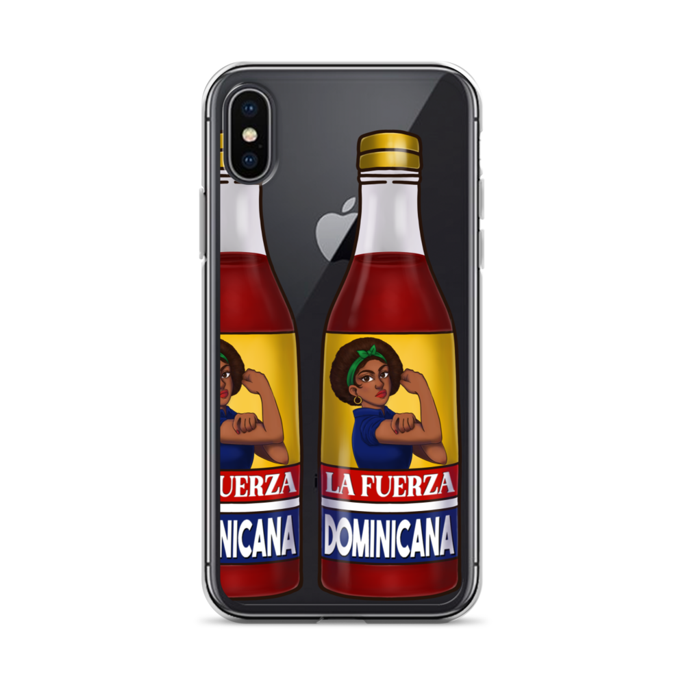 La Fuerza Dominicana iPhone Case - 2020 - DominicanGirlfriend.com - Frases Dominicanas - República Dominicana Lifestyle Graphic T-Shirts Streetwear & Accessories - New York - Bronx - Washington Heights - Miami - Florida - Boca Chica - USA - Dominican Clothing