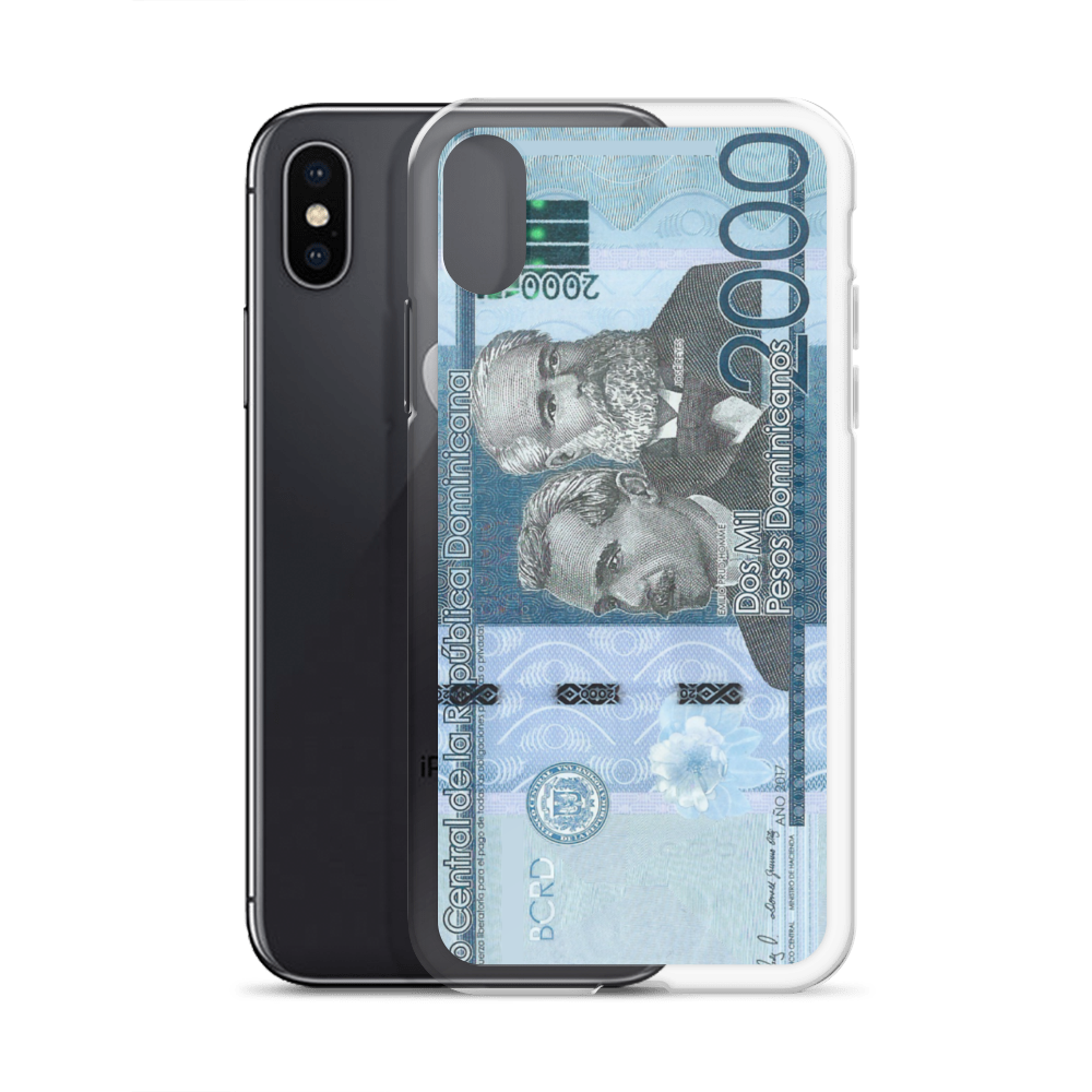 2000 Dominican Pesos iPhone Case  - 2020 - DominicanGirlfriend.com - Frases Dominicanas - República Dominicana Lifestyle Graphic T-Shirts Streetwear & Accessories - New York - Bronx - Washington Heights - Miami - Florida - Boca Chica - USA - Dominican Clothing