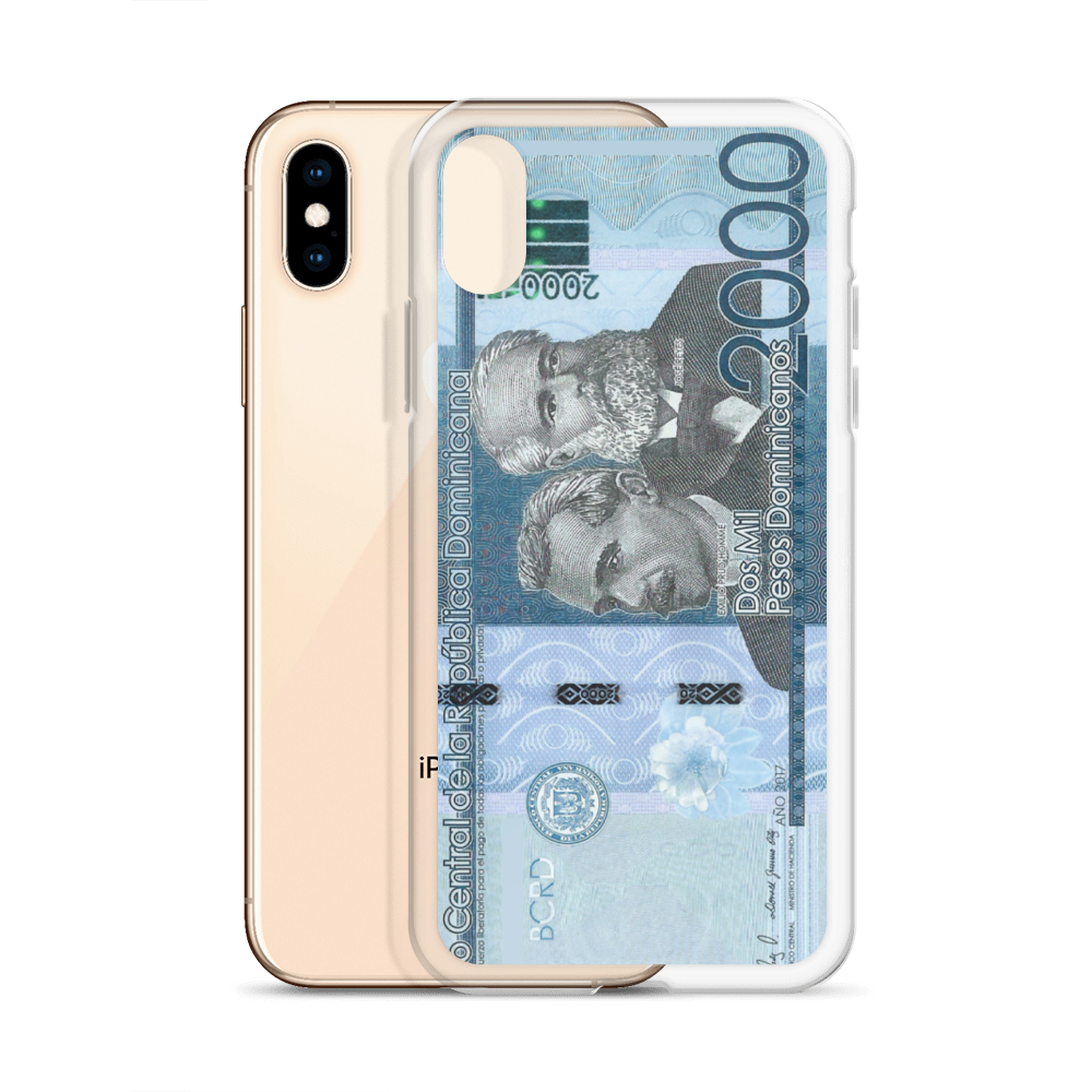 2000 Dominican Pesos iPhone Case  - 2020 - DominicanGirlfriend.com - Frases Dominicanas - República Dominicana Lifestyle Graphic T-Shirts Streetwear & Accessories - New York - Bronx - Washington Heights - Miami - Florida - Boca Chica - USA - Dominican Clothing