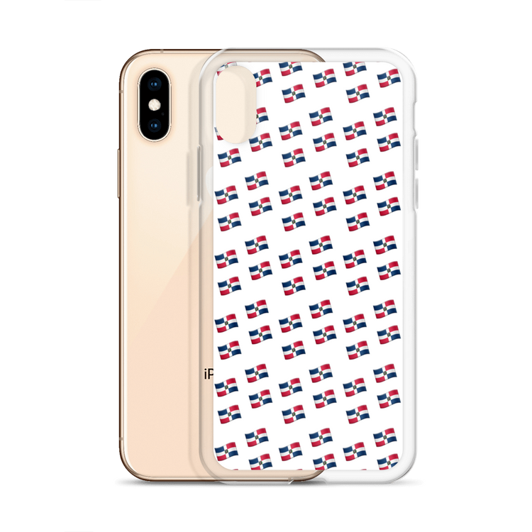 All-Over Emoji República Dominicana Flag iPhone Case - 2020 - DominicanGirlfriend.com - Frases Dominicanas - República Dominicana Lifestyle Graphic T-Shirts Streetwear & Accessories - New York - Bronx - Washington Heights - Miami - Florida - Boca Chica - USA - Dominican Clothing