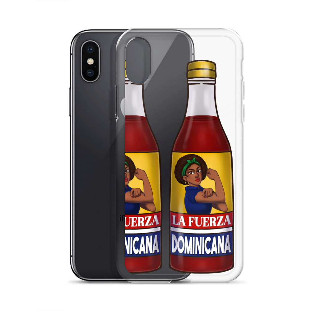La Fuerza Dominicana iPhone Case - 2020 - DominicanGirlfriend.com - Frases Dominicanas - República Dominicana Lifestyle Graphic T-Shirts Streetwear & Accessories - New York - Bronx - Washington Heights - Miami - Florida - Boca Chica - USA - Dominican Clothing