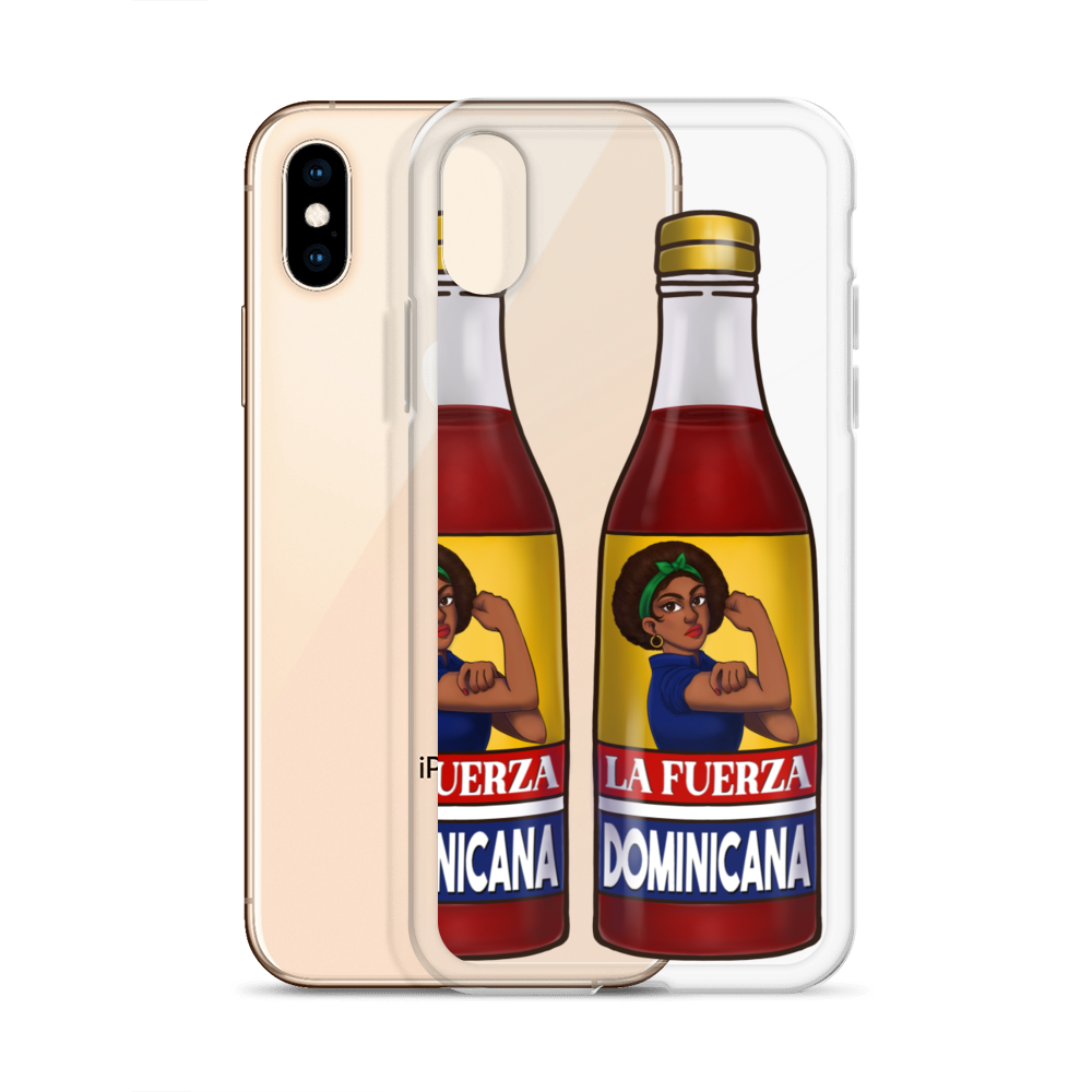 La Fuerza Dominicana iPhone Case - 2020 - DominicanGirlfriend.com - Frases Dominicanas - República Dominicana Lifestyle Graphic T-Shirts Streetwear & Accessories - New York - Bronx - Washington Heights - Miami - Florida - Boca Chica - USA - Dominican Clothing