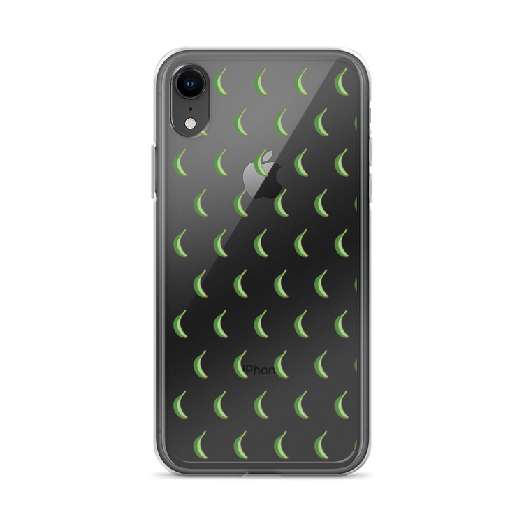 Platano All-Over iPhone Case (Transparent) - 2020 - DominicanGirlfriend.com - Frases Dominicanas - República Dominicana Lifestyle Graphic T-Shirts Streetwear & Accessories - New York - Bronx - Washington Heights - Miami - Florida - Boca Chica - USA - Dominican Clothing