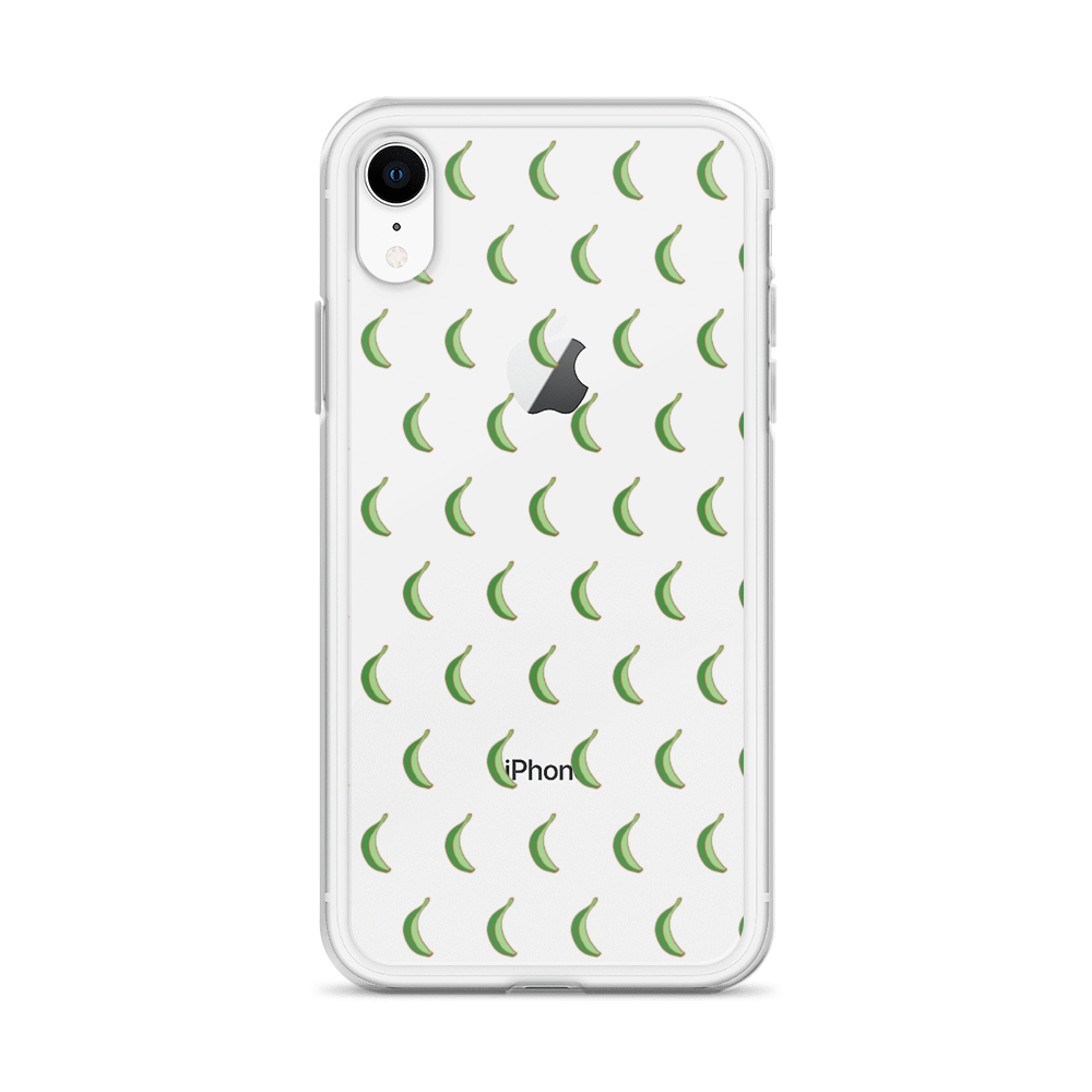 Platano All-Over iPhone Case (Transparent) - 2020 - DominicanGirlfriend.com - Frases Dominicanas - República Dominicana Lifestyle Graphic T-Shirts Streetwear & Accessories - New York - Bronx - Washington Heights - Miami - Florida - Boca Chica - USA - Dominican Clothing