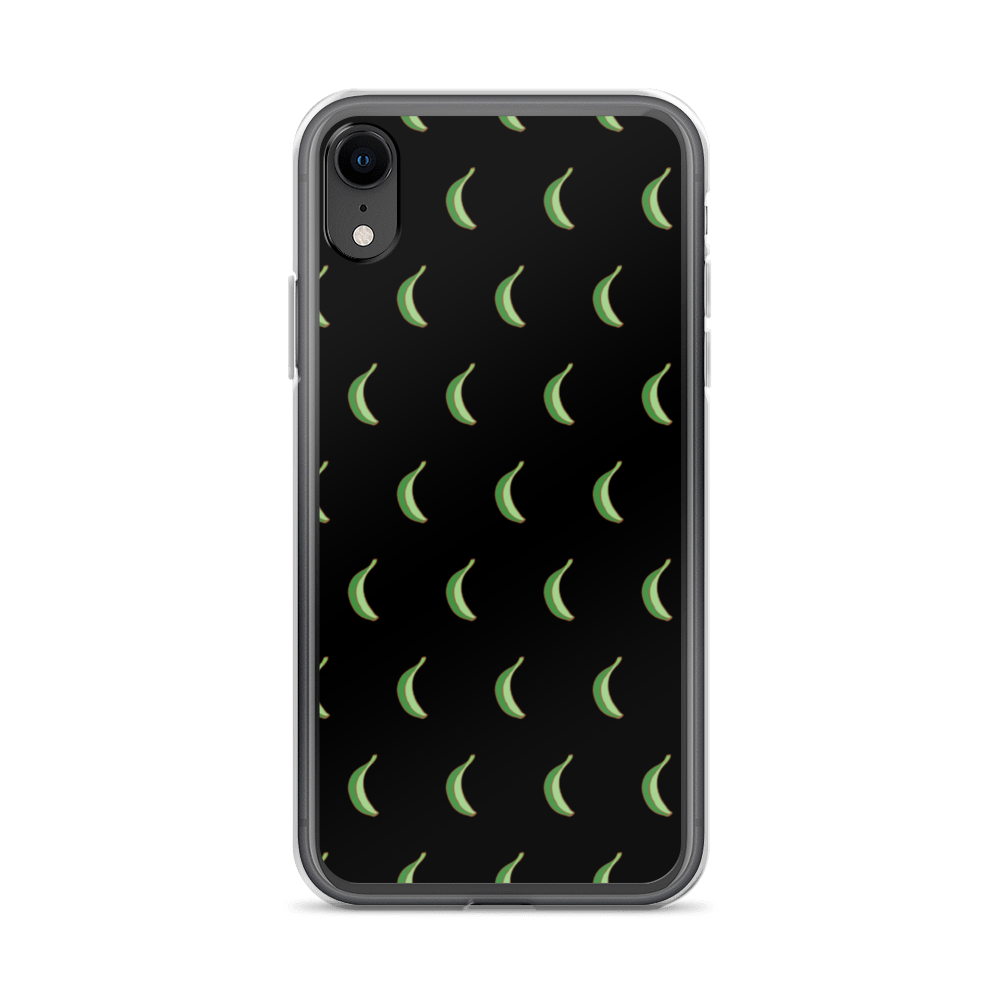 Platano All-Over iPhone Case (Black) - 2020 - DominicanGirlfriend.com - Frases Dominicanas - República Dominicana Lifestyle Graphic T-Shirts Streetwear & Accessories - New York - Bronx - Washington Heights - Miami - Florida - Boca Chica - USA - Dominican Clothing