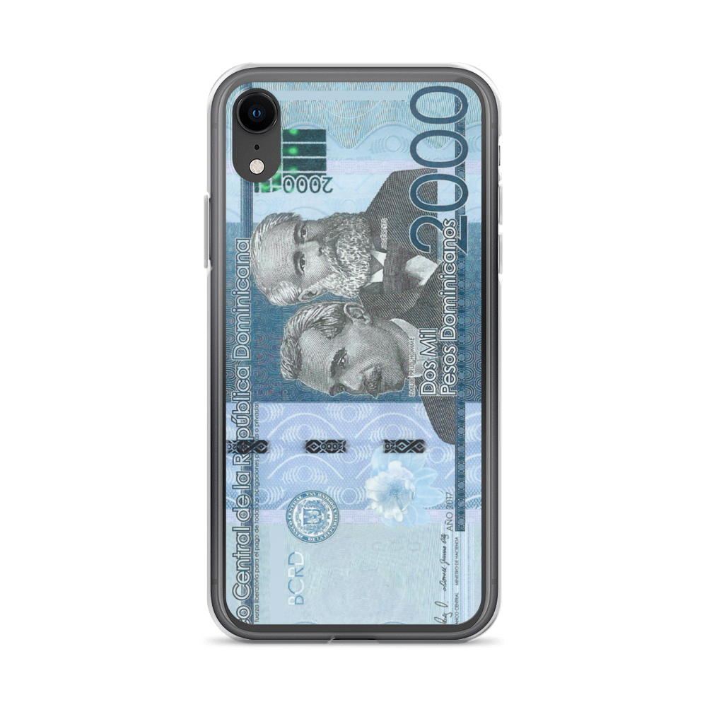 2000 Dominican Pesos iPhone Case  - 2020 - DominicanGirlfriend.com - Frases Dominicanas - República Dominicana Lifestyle Graphic T-Shirts Streetwear & Accessories - New York - Bronx - Washington Heights - Miami - Florida - Boca Chica - USA - Dominican Clothing