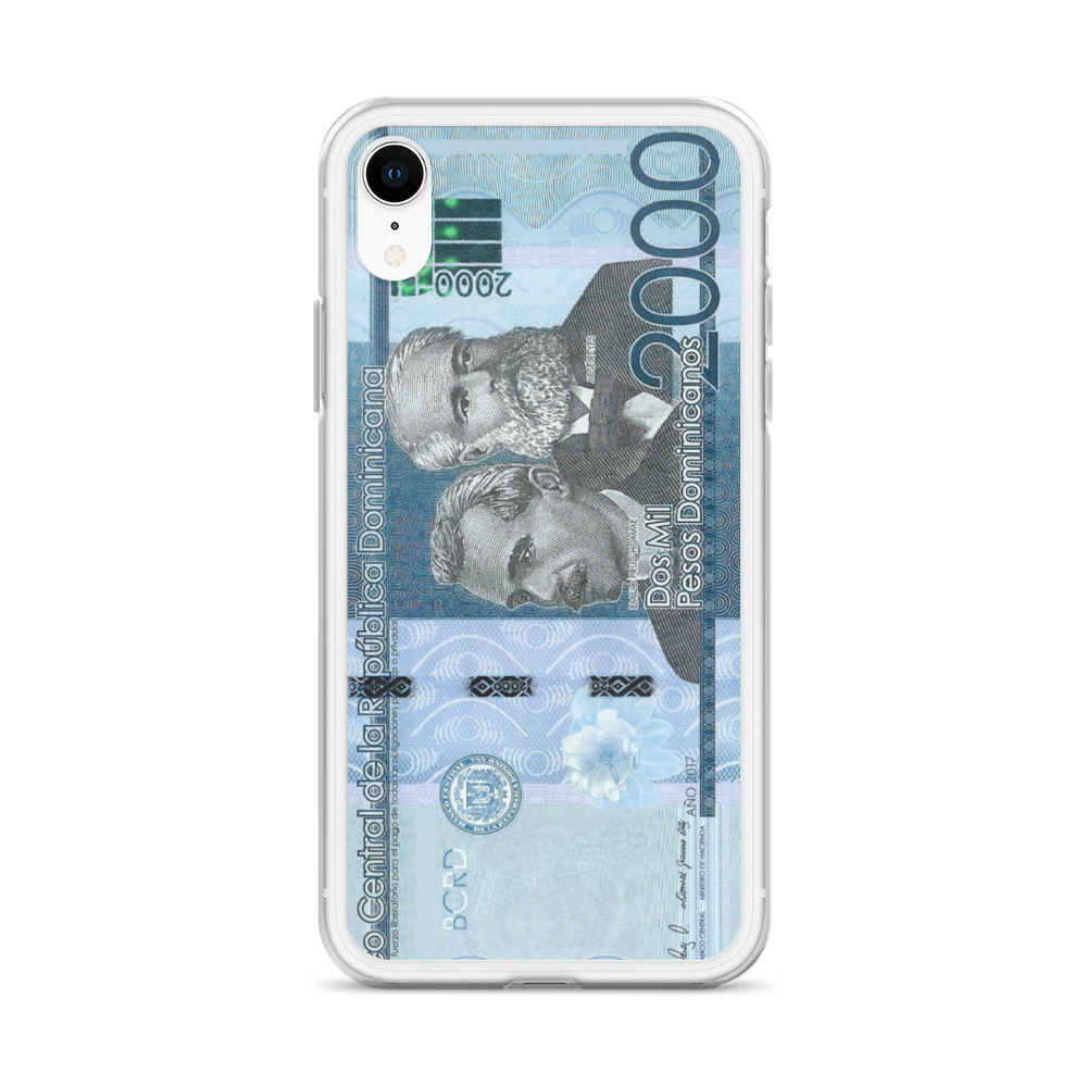 2000 Dominican Pesos iPhone Case  - 2020 - DominicanGirlfriend.com - Frases Dominicanas - República Dominicana Lifestyle Graphic T-Shirts Streetwear & Accessories - New York - Bronx - Washington Heights - Miami - Florida - Boca Chica - USA - Dominican Clothing