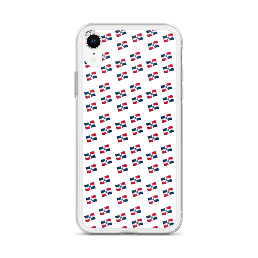 All-Over Emoji República Dominicana Flag iPhone Case  - 2020 - DominicanGirlfriend.com - Frases Dominicanas - República Dominicana Lifestyle Graphic T-Shirts Streetwear & Accessories - New York - Bronx - Washington Heights - Miami - Florida - Boca Chica - USA - Dominican Clothing