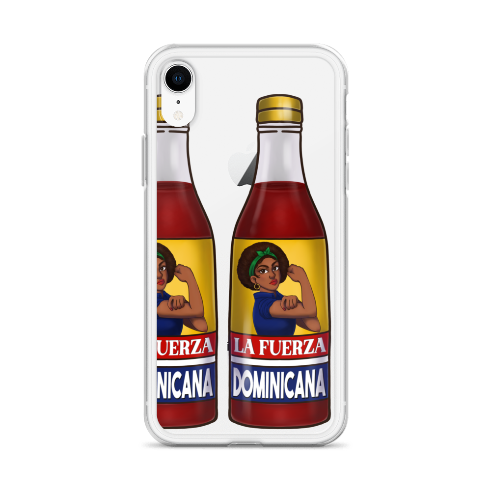 La Fuerza Dominicana iPhone Case - 2020 - DominicanGirlfriend.com - Frases Dominicanas - República Dominicana Lifestyle Graphic T-Shirts Streetwear & Accessories - New York - Bronx - Washington Heights - Miami - Florida - Boca Chica - USA - Dominican Clothing