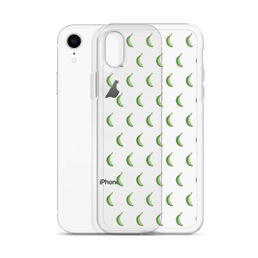 Platano All-Over iPhone Case (Transparent) - 2020 - DominicanGirlfriend.com - Frases Dominicanas - República Dominicana Lifestyle Graphic T-Shirts Streetwear & Accessories - New York - Bronx - Washington Heights - Miami - Florida - Boca Chica - USA - Dominican Clothing