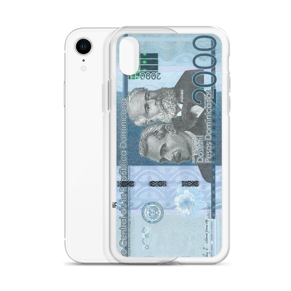 2000 Dominican Pesos iPhone Case  - 2020 - DominicanGirlfriend.com - Frases Dominicanas - República Dominicana Lifestyle Graphic T-Shirts Streetwear & Accessories - New York - Bronx - Washington Heights - Miami - Florida - Boca Chica - USA - Dominican Clothing