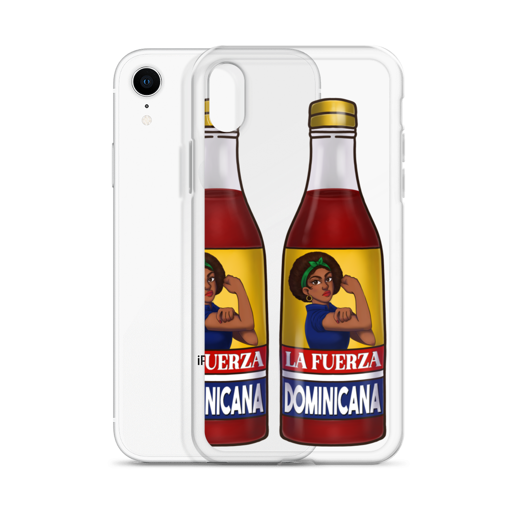 La Fuerza Dominicana iPhone Case - 2020 - DominicanGirlfriend.com - Frases Dominicanas - República Dominicana Lifestyle Graphic T-Shirts Streetwear & Accessories - New York - Bronx - Washington Heights - Miami - Florida - Boca Chica - USA - Dominican Clothing