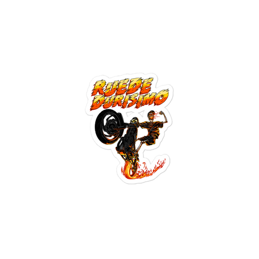 Ruede Durisimo Bubble-free Stickers  - 2020 - DominicanGirlfriend.com - Frases Dominicanas - República Dominicana Lifestyle Graphic T-Shirts Streetwear & Accessories - New York - Bronx - Washington Heights - Miami - Florida - Boca Chica - USA - Dominican Clothing