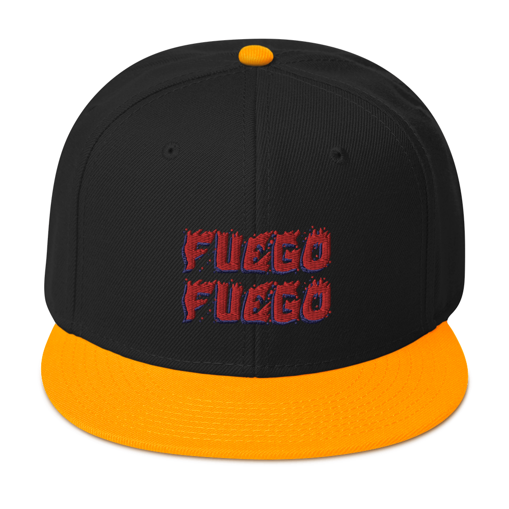 Fuego Snapback  - 2020 - DominicanGirlfriend.com - Frases Dominicanas - República Dominicana Lifestyle Graphic T-Shirts Streetwear & Accessories - New York - Bronx - Washington Heights - Miami - Florida - Boca Chica - USA - Dominican Clothing