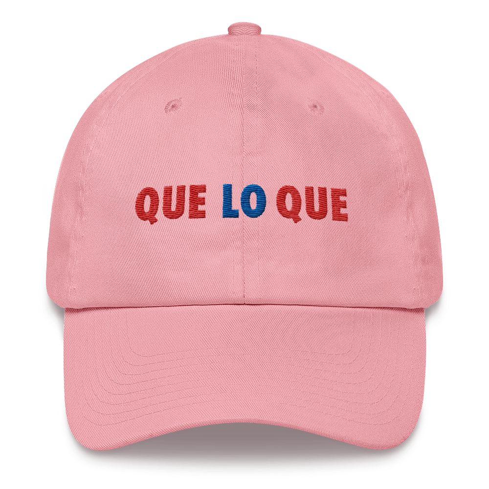 Que Lo Que Dad Hat  - 2020 - DominicanGirlfriend.com - Frases Dominicanas - República Dominicana Lifestyle Graphic T-Shirts Streetwear & Accessories - New York - Bronx - Washington Heights - Miami - Florida - Boca Chica - USA - Dominican Clothing
