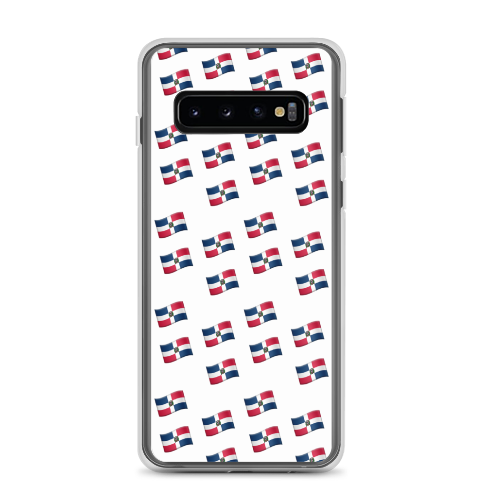 All-Over Emoji República Dominicana Flag Samsung Case - 2020 - DominicanGirlfriend.com - Frases Dominicanas - República Dominicana Lifestyle Graphic T-Shirts Streetwear & Accessories - New York - Bronx - Washington Heights - Miami - Florida - Boca Chica - USA - Dominican Clothing