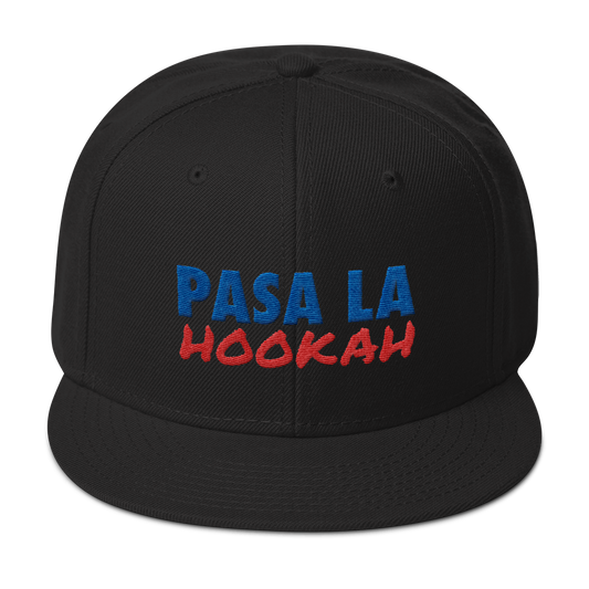 Pasa La Hookah Snapback Hat  - 2020 - DominicanGirlfriend.com - Frases Dominicanas - República Dominicana Lifestyle Graphic T-Shirts Streetwear & Accessories - New York - Bronx - Washington Heights - Miami - Florida - Boca Chica - USA - Dominican Clothing