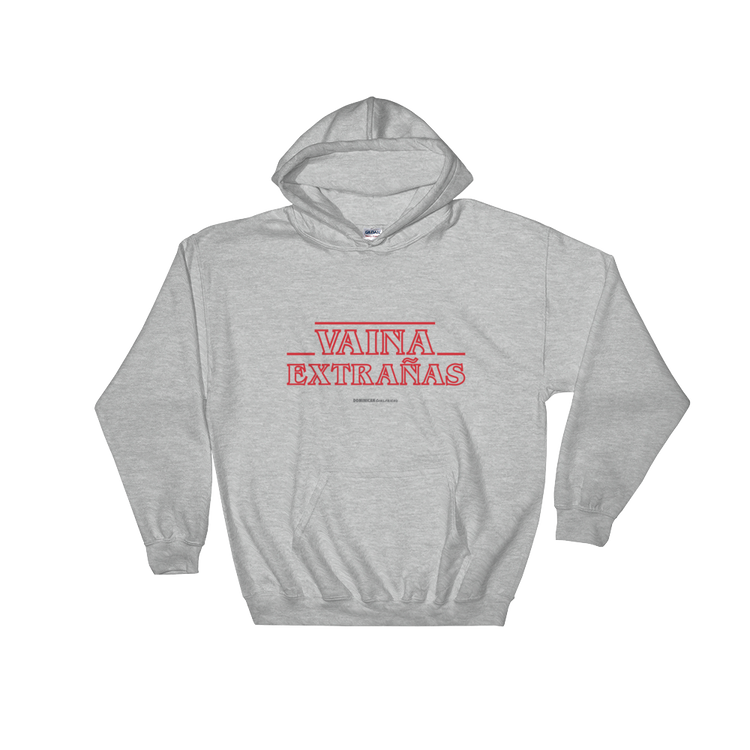 Vaina Extrañas Unisex Hoodie - 2020 - DominicanGirlfriend.com - Frases Dominicanas - República Dominicana Lifestyle Graphic T-Shirts Streetwear & Accessories - New York - Bronx - Washington Heights - Miami - Florida - Boca Chica - USA - Dominican Clothing