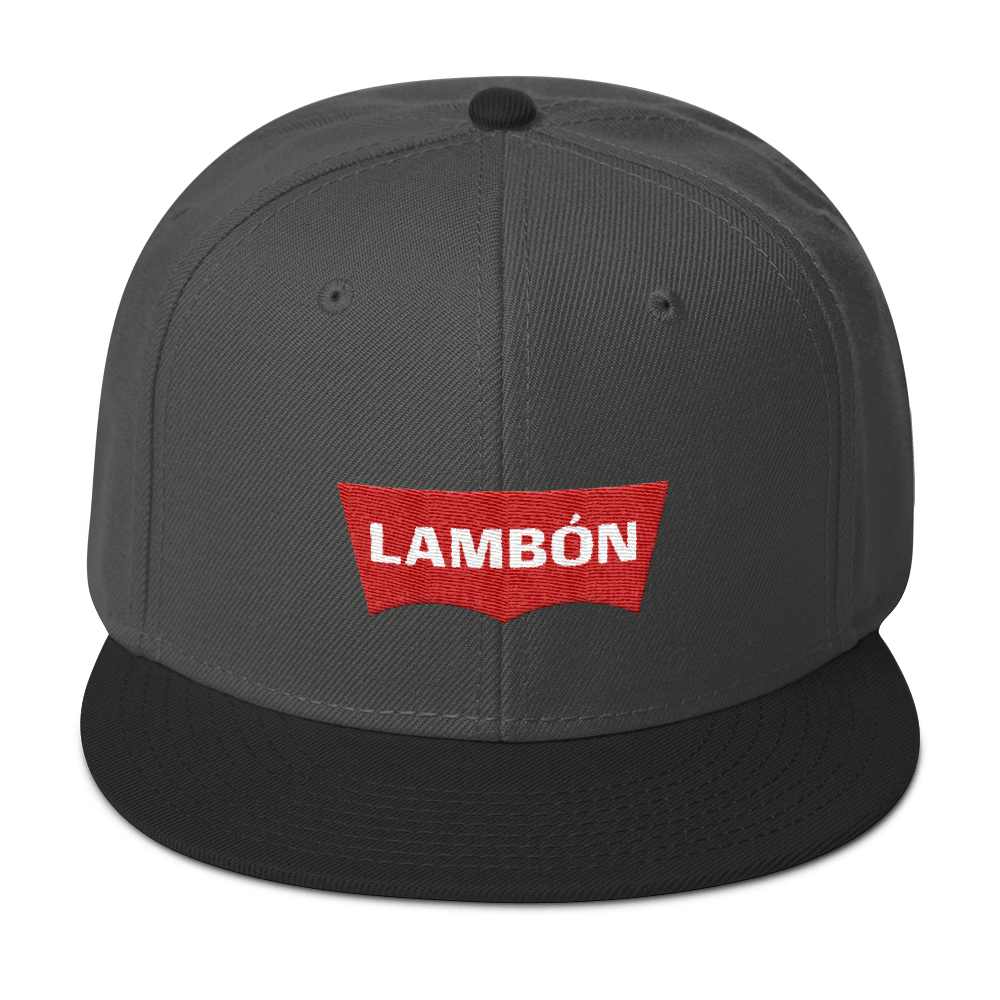 Lambón Snapback Hat  - 2020 - DominicanGirlfriend.com - Frases Dominicanas - República Dominicana Lifestyle Graphic T-Shirts Streetwear & Accessories - New York - Bronx - Washington Heights - Miami - Florida - Boca Chica - USA - Dominican Clothing