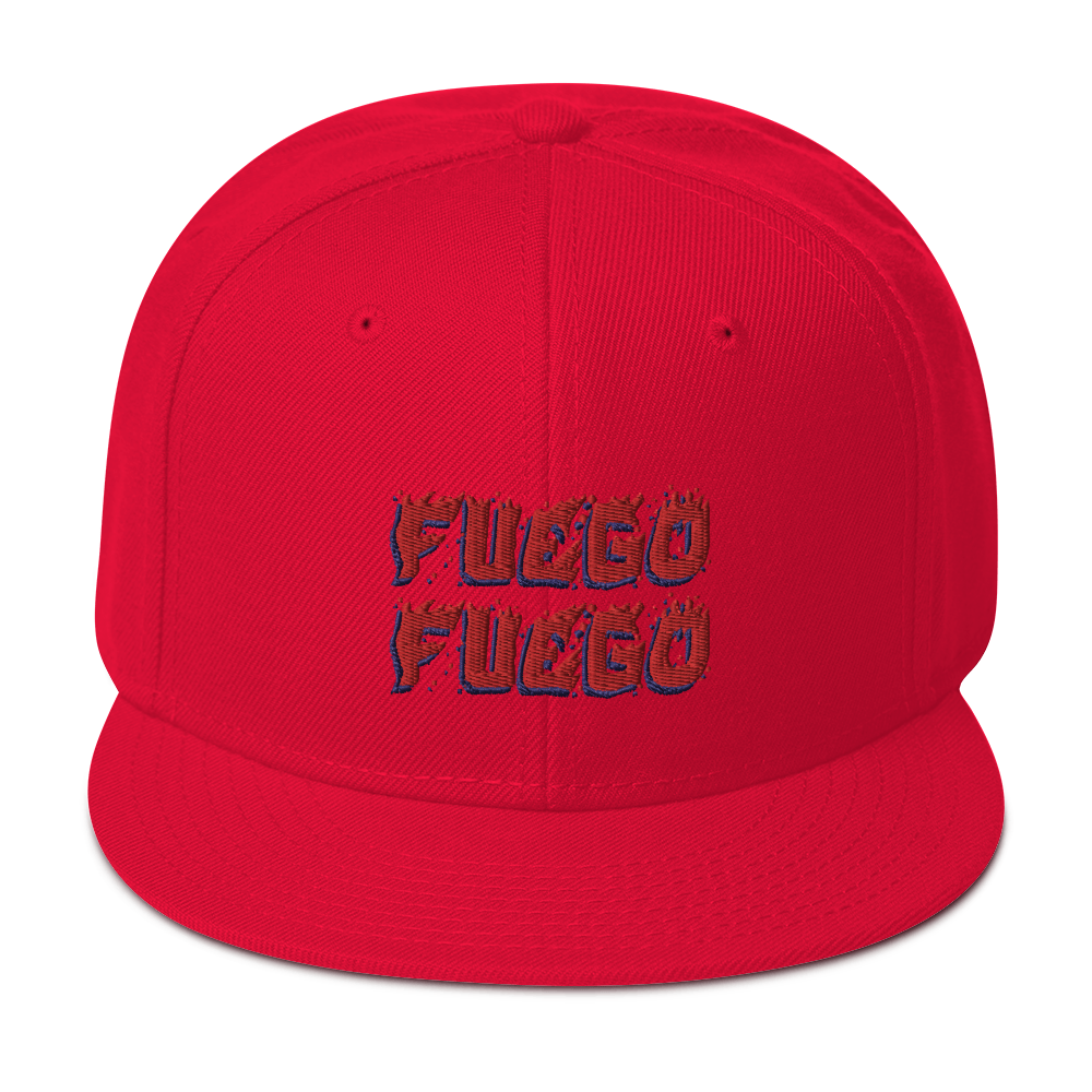 Fuego Snapback  - 2020 - DominicanGirlfriend.com - Frases Dominicanas - República Dominicana Lifestyle Graphic T-Shirts Streetwear & Accessories - New York - Bronx - Washington Heights - Miami - Florida - Boca Chica - USA - Dominican Clothing