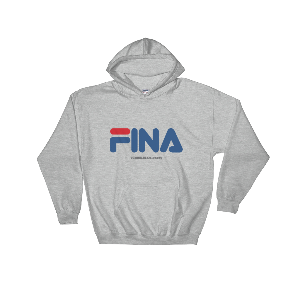 Fina Hoodie  - 2020 - DominicanGirlfriend.com - Frases Dominicanas - República Dominicana Lifestyle Graphic T-Shirts Streetwear & Accessories - New York - Bronx - Washington Heights - Miami - Florida - Boca Chica - USA - Dominican Clothing