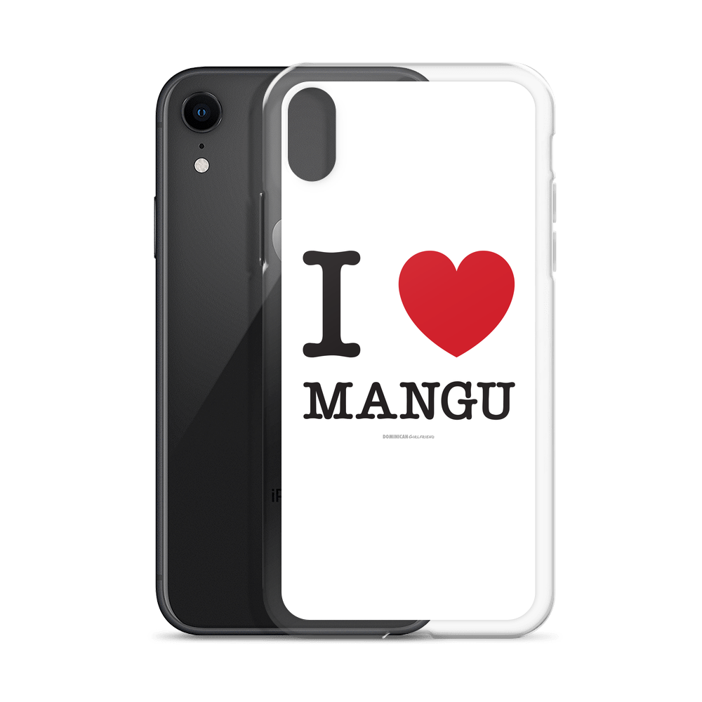 I Love Mangu iPhone Case - 2020 - DominicanGirlfriend.com - Frases Dominicanas - República Dominicana Lifestyle Graphic T-Shirts Streetwear & Accessories - New York - Bronx - Washington Heights - Miami - Florida - Boca Chica - USA - Dominican Clothing