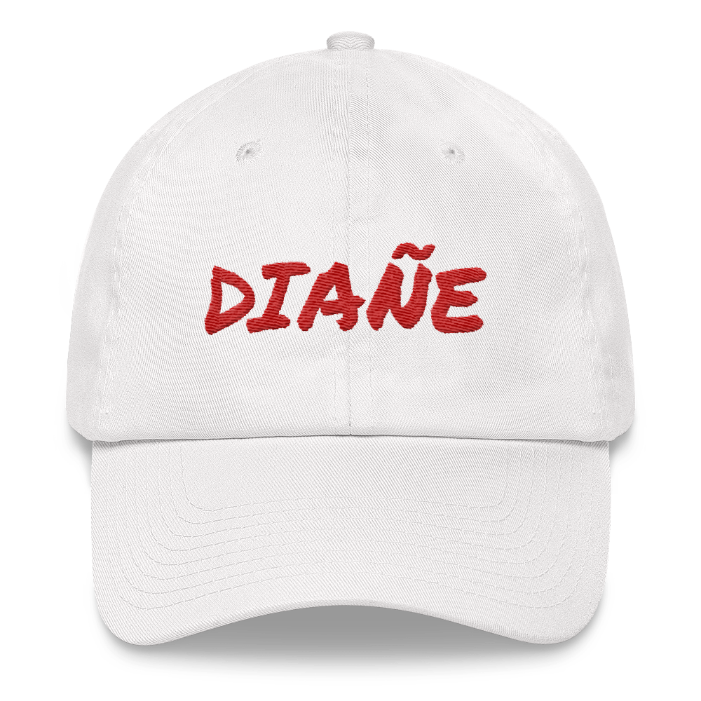 Diañe Dad Hat  - 2020 - DominicanGirlfriend.com - Frases Dominicanas - República Dominicana Lifestyle Graphic T-Shirts Streetwear & Accessories - New York - Bronx - Washington Heights - Miami - Florida - Boca Chica - USA - Dominican Clothing