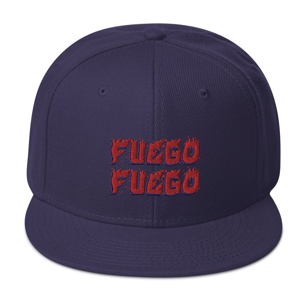 Fuego Snapback  - 2020 - DominicanGirlfriend.com - Frases Dominicanas - República Dominicana Lifestyle Graphic T-Shirts Streetwear & Accessories - New York - Bronx - Washington Heights - Miami - Florida - Boca Chica - USA - Dominican Clothing