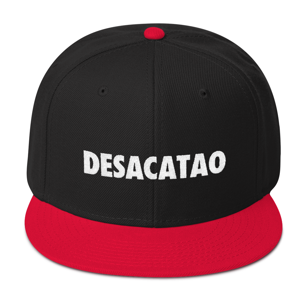 Desacatao Snapback Hat  - 2020 - DominicanGirlfriend.com - Frases Dominicanas - República Dominicana Lifestyle Graphic T-Shirts Streetwear & Accessories - New York - Bronx - Washington Heights - Miami - Florida - Boca Chica - USA - Dominican Clothing