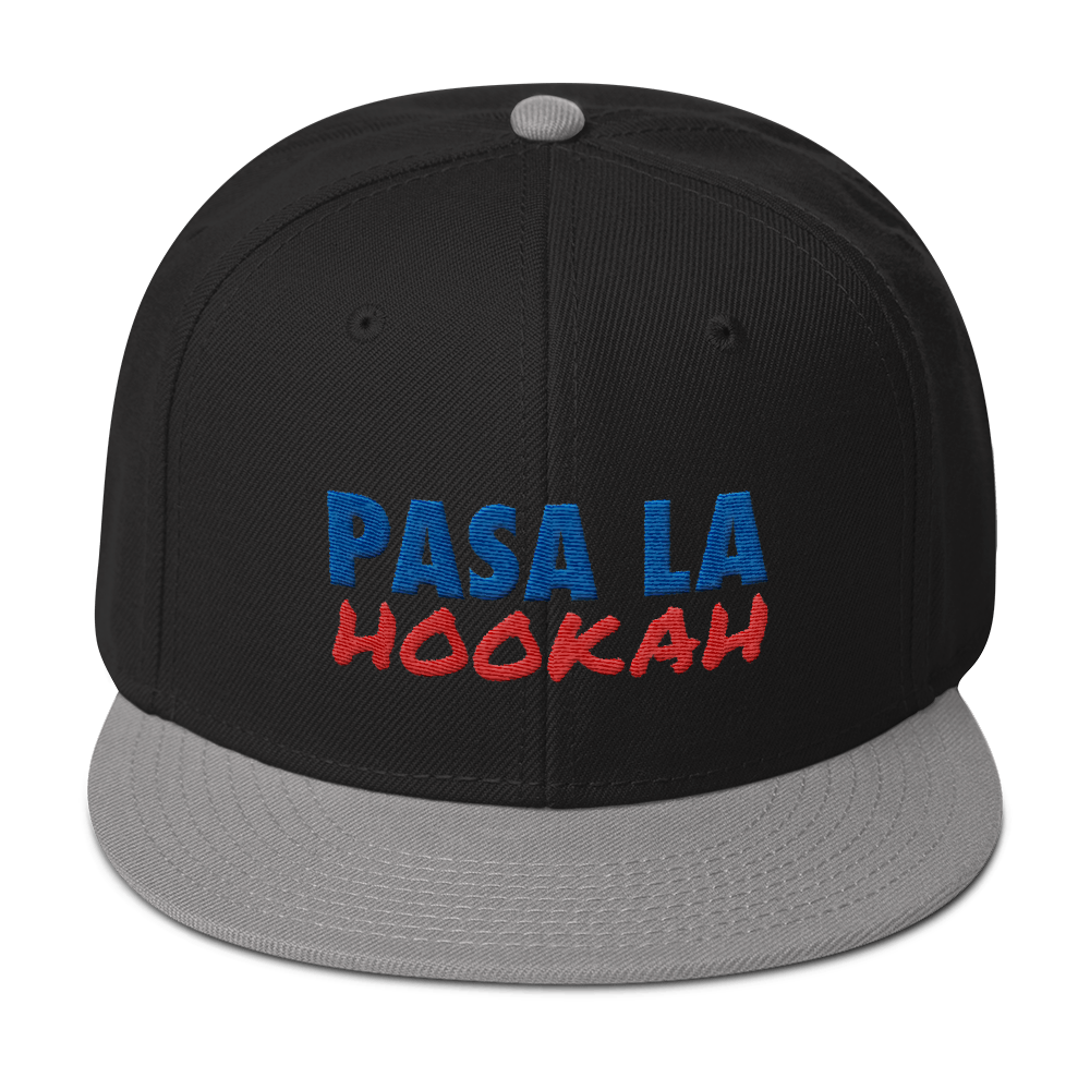 Pasa La Hookah Snapback Hat  - 2020 - DominicanGirlfriend.com - Frases Dominicanas - República Dominicana Lifestyle Graphic T-Shirts Streetwear & Accessories - New York - Bronx - Washington Heights - Miami - Florida - Boca Chica - USA - Dominican Clothing