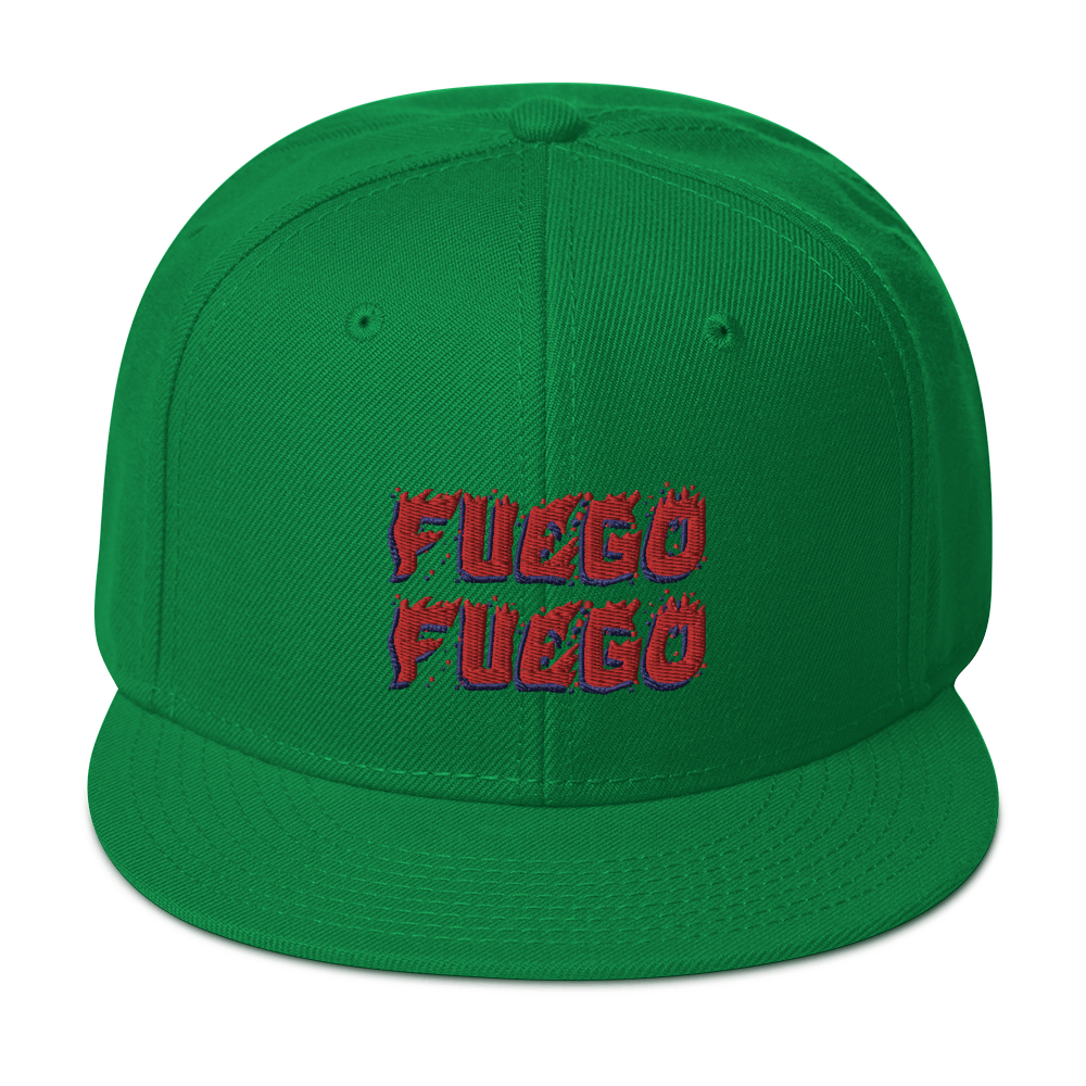 Fuego Snapback  - 2020 - DominicanGirlfriend.com - Frases Dominicanas - República Dominicana Lifestyle Graphic T-Shirts Streetwear & Accessories - New York - Bronx - Washington Heights - Miami - Florida - Boca Chica - USA - Dominican Clothing