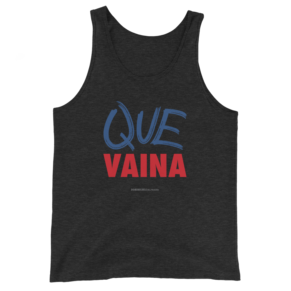 Que Vaina Tank Top  - 2020 - DominicanGirlfriend.com - Frases Dominicanas - República Dominicana Lifestyle Graphic T-Shirts Streetwear & Accessories - New York - Bronx - Washington Heights - Miami - Florida - Boca Chica - USA - Dominican Clothing