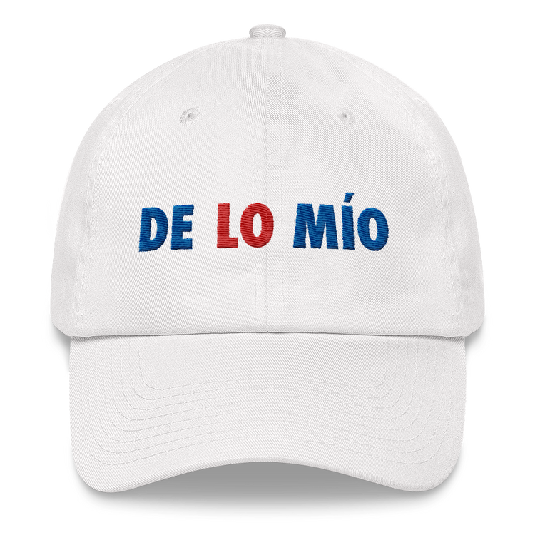 De Lo Mio Dad Hat - 2020 - DominicanGirlfriend.com - Frases Dominicanas - República Dominicana Lifestyle Graphic T-Shirts Streetwear & Accessories - New York - Bronx - Washington Heights - Miami - Florida - Boca Chica - USA - Dominican Clothing