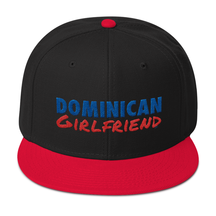 Dominican Girlfriend Snapback Hat - 2020 - DominicanGirlfriend.com - Frases Dominicanas - República Dominicana Lifestyle Graphic T-Shirts Streetwear & Accessories - New York - Bronx - Washington Heights - Miami - Florida - Boca Chica - USA - Dominican Clothing