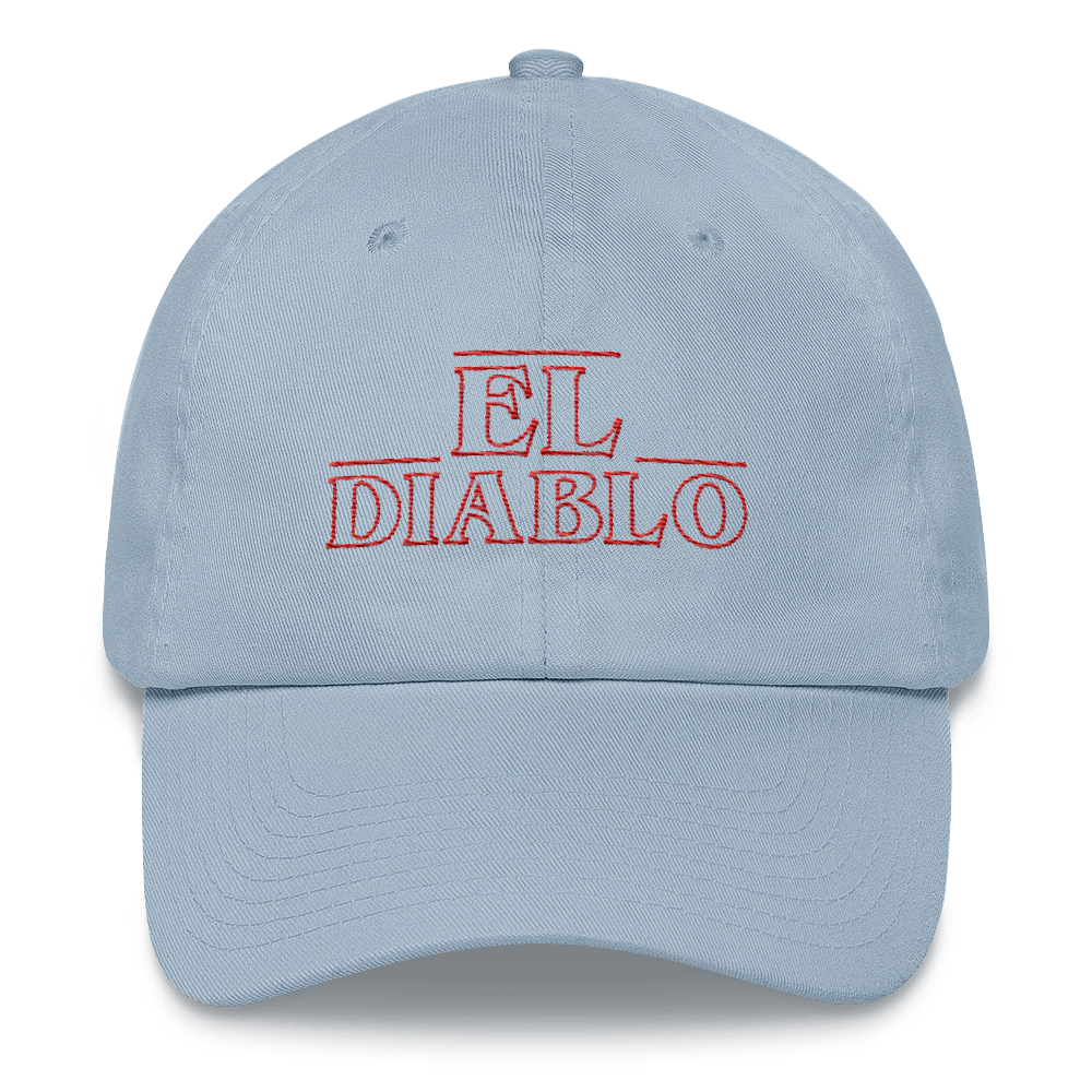 El Diablo Dad Hat  - 2020 - DominicanGirlfriend.com - Frases Dominicanas - República Dominicana Lifestyle Graphic T-Shirts Streetwear & Accessories - New York - Bronx - Washington Heights - Miami - Florida - Boca Chica - USA - Dominican Clothing