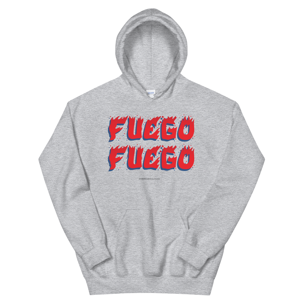 Fuego Unisex Hoodie - 2020 - DominicanGirlfriend.com - Frases Dominicanas - República Dominicana Lifestyle Graphic T-Shirts Streetwear & Accessories - New York - Bronx - Washington Heights - Miami - Florida - Boca Chica - USA - Dominican Clothing