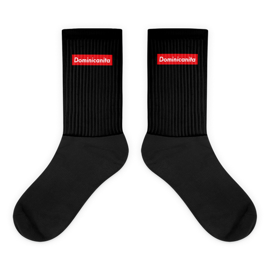 Dominicanita Socks  - 2020 - DominicanGirlfriend.com - Frases Dominicanas - República Dominicana Lifestyle Graphic T-Shirts Streetwear & Accessories - New York - Bronx - Washington Heights - Miami - Florida - Boca Chica - USA - Dominican Clothing
