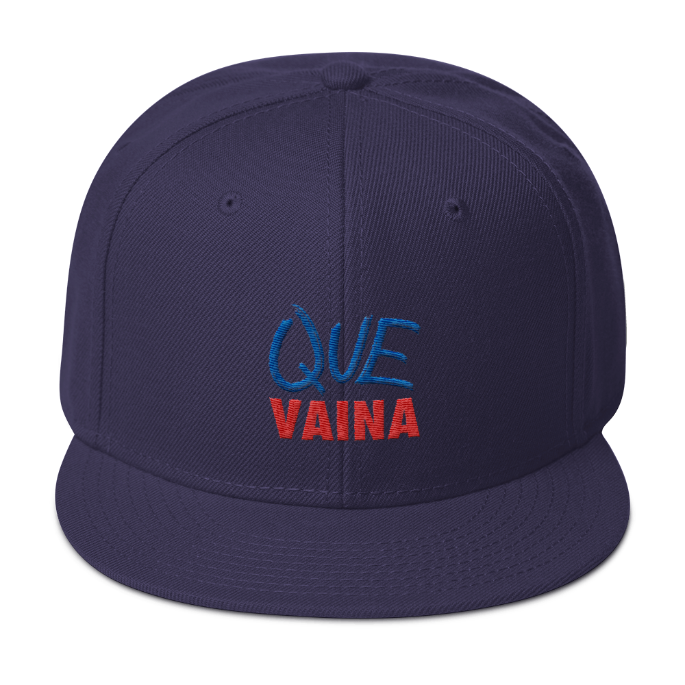Que Vaina Snapback Hat - 2020 - DominicanGirlfriend.com - Frases Dominicanas - República Dominicana Lifestyle Graphic T-Shirts Streetwear & Accessories - New York - Bronx - Washington Heights - Miami - Florida - Boca Chica - USA - Dominican Clothing