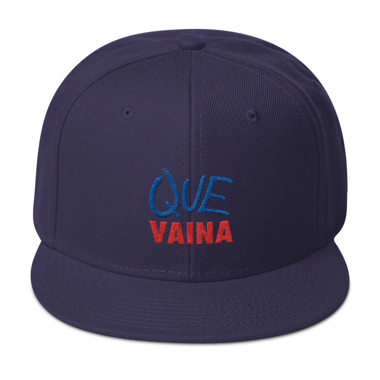 Que Vaina Snapback Hat - 2020 - DominicanGirlfriend.com - Frases Dominicanas - República Dominicana Lifestyle Graphic T-Shirts Streetwear & Accessories - New York - Bronx - Washington Heights - Miami - Florida - Boca Chica - USA - Dominican Clothing