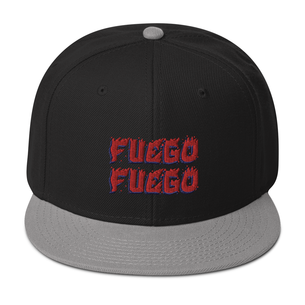 Fuego Snapback  - 2020 - DominicanGirlfriend.com - Frases Dominicanas - República Dominicana Lifestyle Graphic T-Shirts Streetwear & Accessories - New York - Bronx - Washington Heights - Miami - Florida - Boca Chica - USA - Dominican Clothing